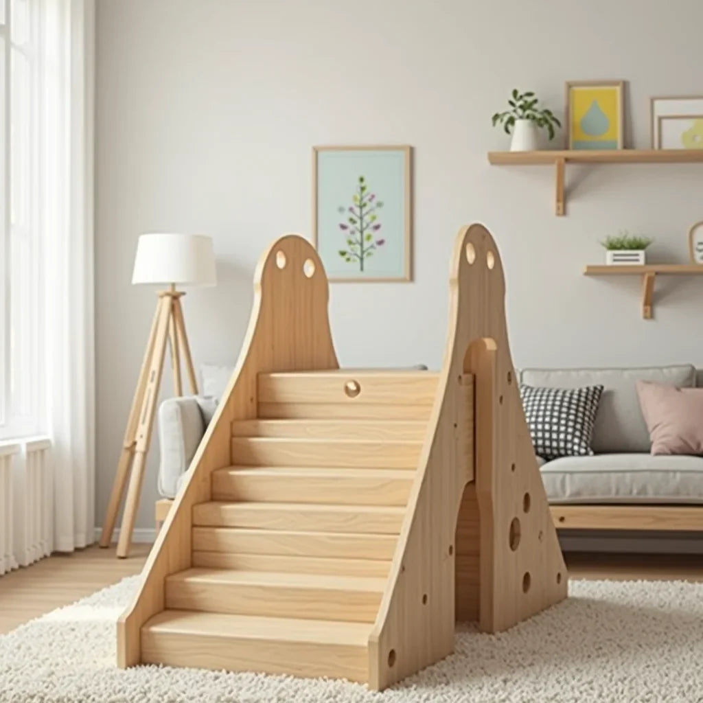 Indoor Wooden Climber - Indoor Wooden Climber: Safe Home Play Essentials for Kids