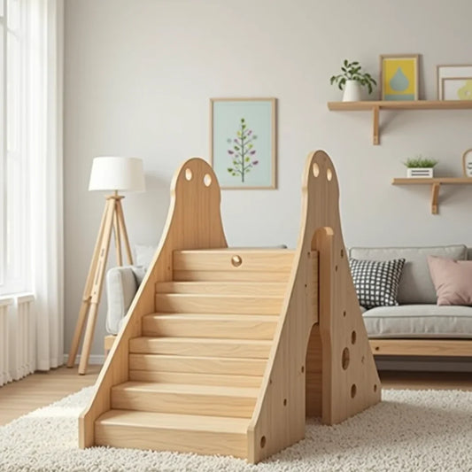 Indoor Wooden Climber - Indoor Wooden Climber: Safe Home Play Essentials for Kids