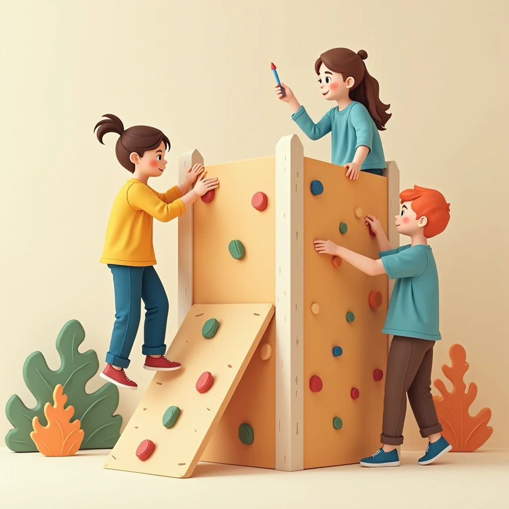 Montessori Climbing Set - Montessori Climbing Set Safe Skill Building for Curious Kids