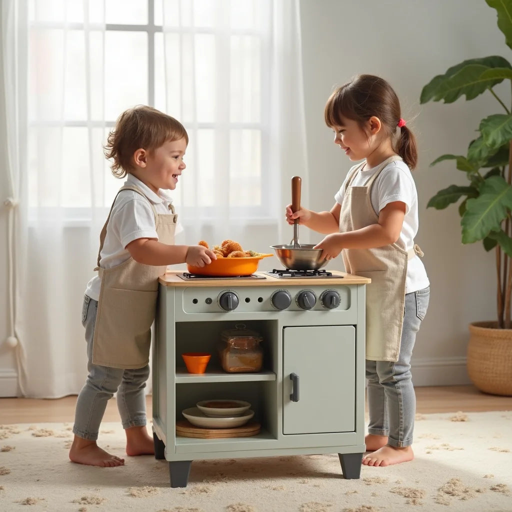 2-in-1 Chef Corner Restaurant - 2-in-1 Chef Corner Restaurant Interactive Kids Kitchen Play