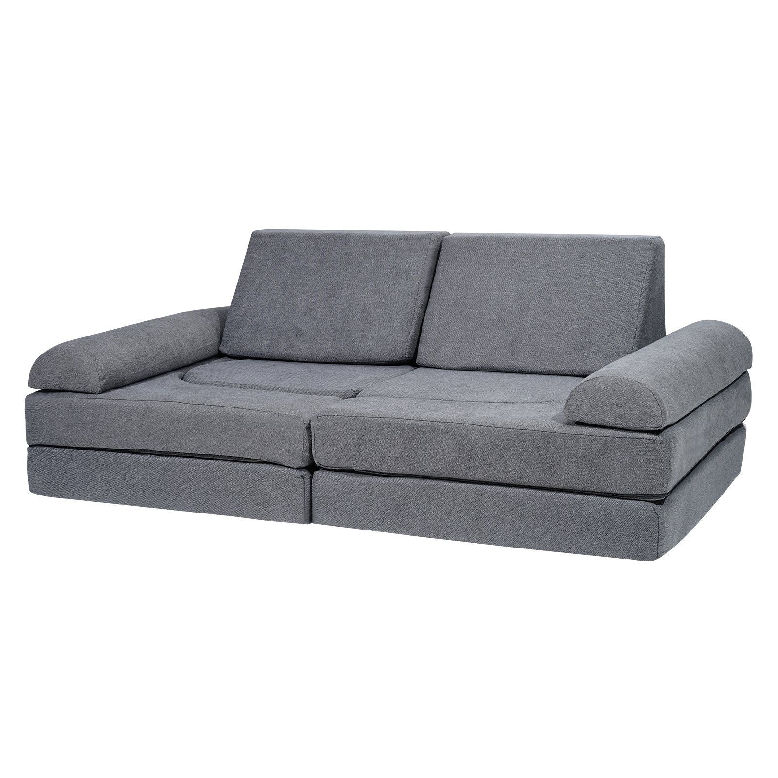 Little Play World CozyCraft™ Kids Play Couch, toddler sofa and bed, modular play couch for children, soft and colorful.