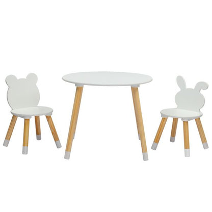 Doba kids table and chair set from Forest Collection, featuring a playful design, made with durable premium materials for children.