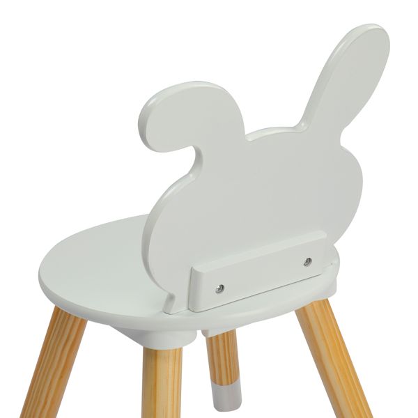 Doba kids table and chairs set from Forest Collection, featuring an adorable art play and game table with matching chairs.