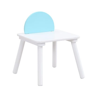 LittleHaven™ 5-piece wooden toddler activity table and chair set by Little Play World, with colorful play, craft, and reading space.