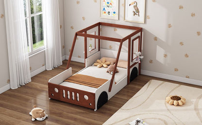 Little Play World VictoryLane™ Kids Car Bed, twin-size bed with playful car-shaped design for boys and girls.