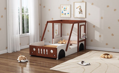 Little Play World VictoryLane™ Kids Car Bed in twin size, featuring a fun, car-shaped design for boys and girls.