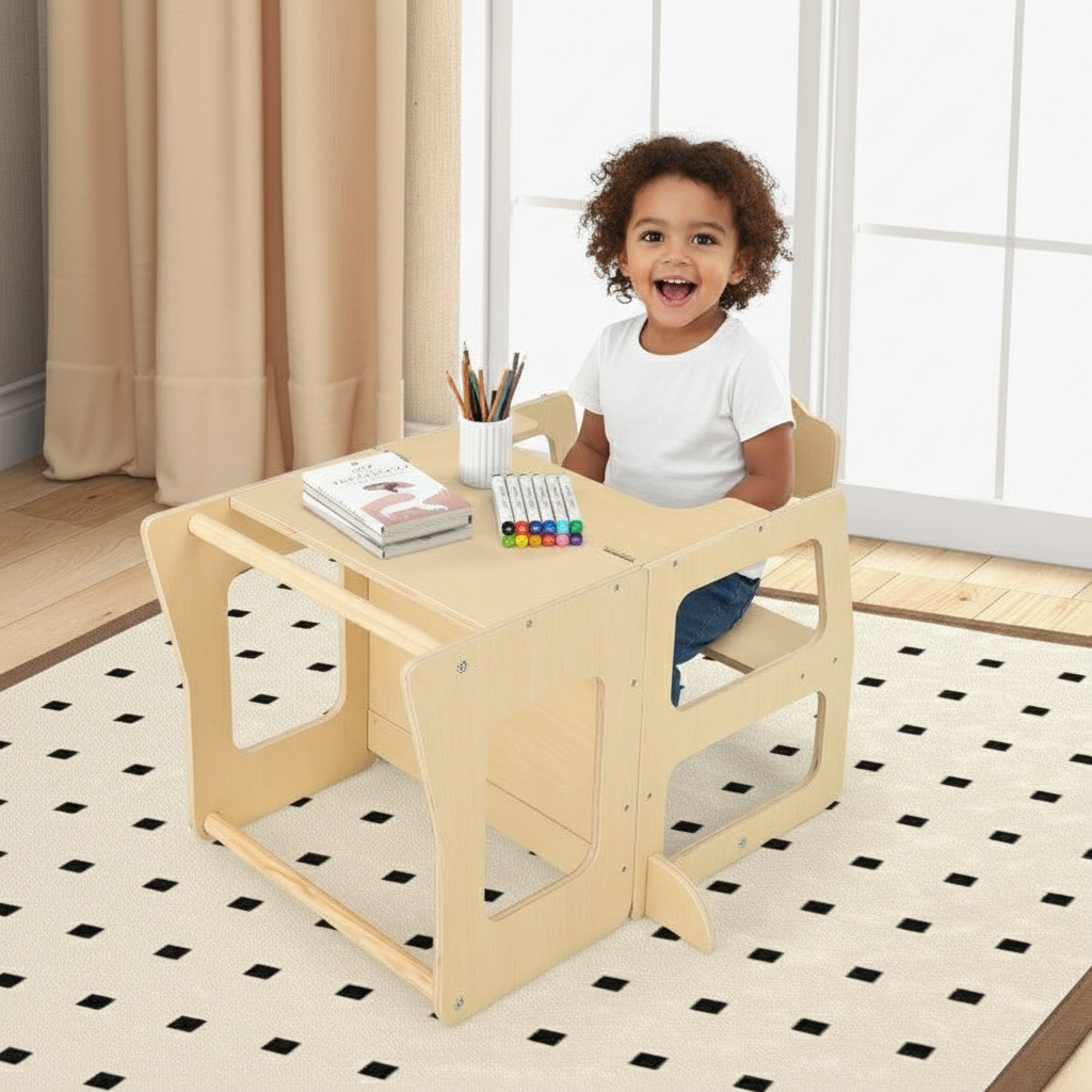 Montessori Foldable Convertible Helper Tower - Little Play World Store