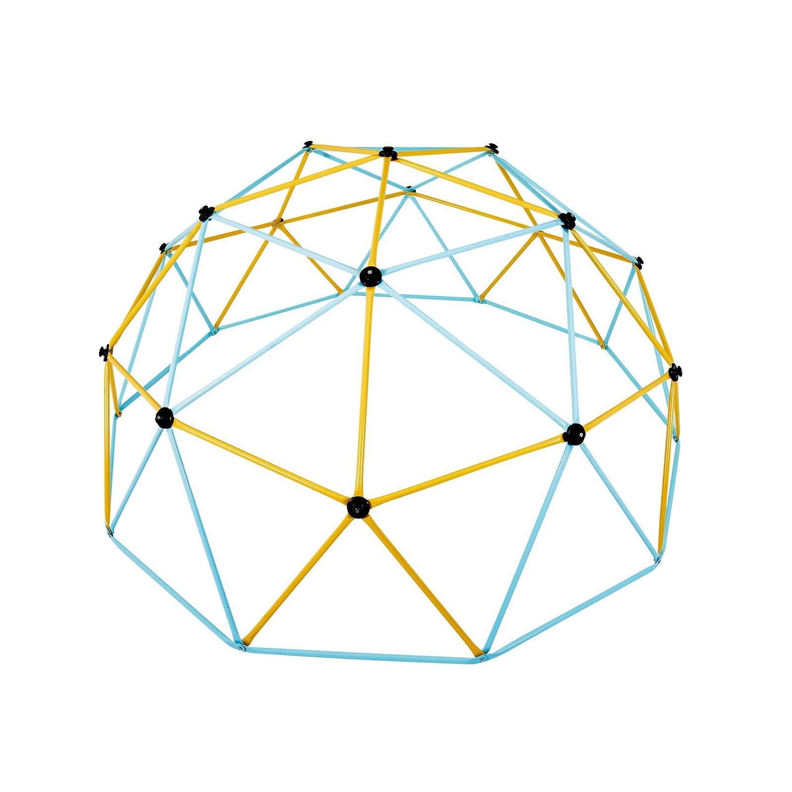SkyReach™ Kids outdoor climbing dome by Little Play World, colorful playset for children with interconnected climbing bars.