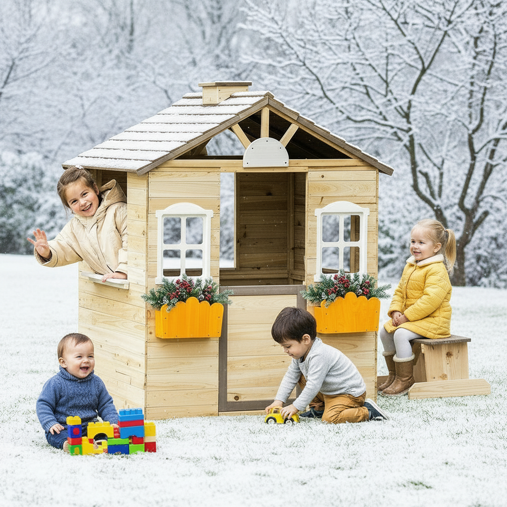 Woodland Retreat™ Outdoor Wooden Playhouse - Little Play World Store