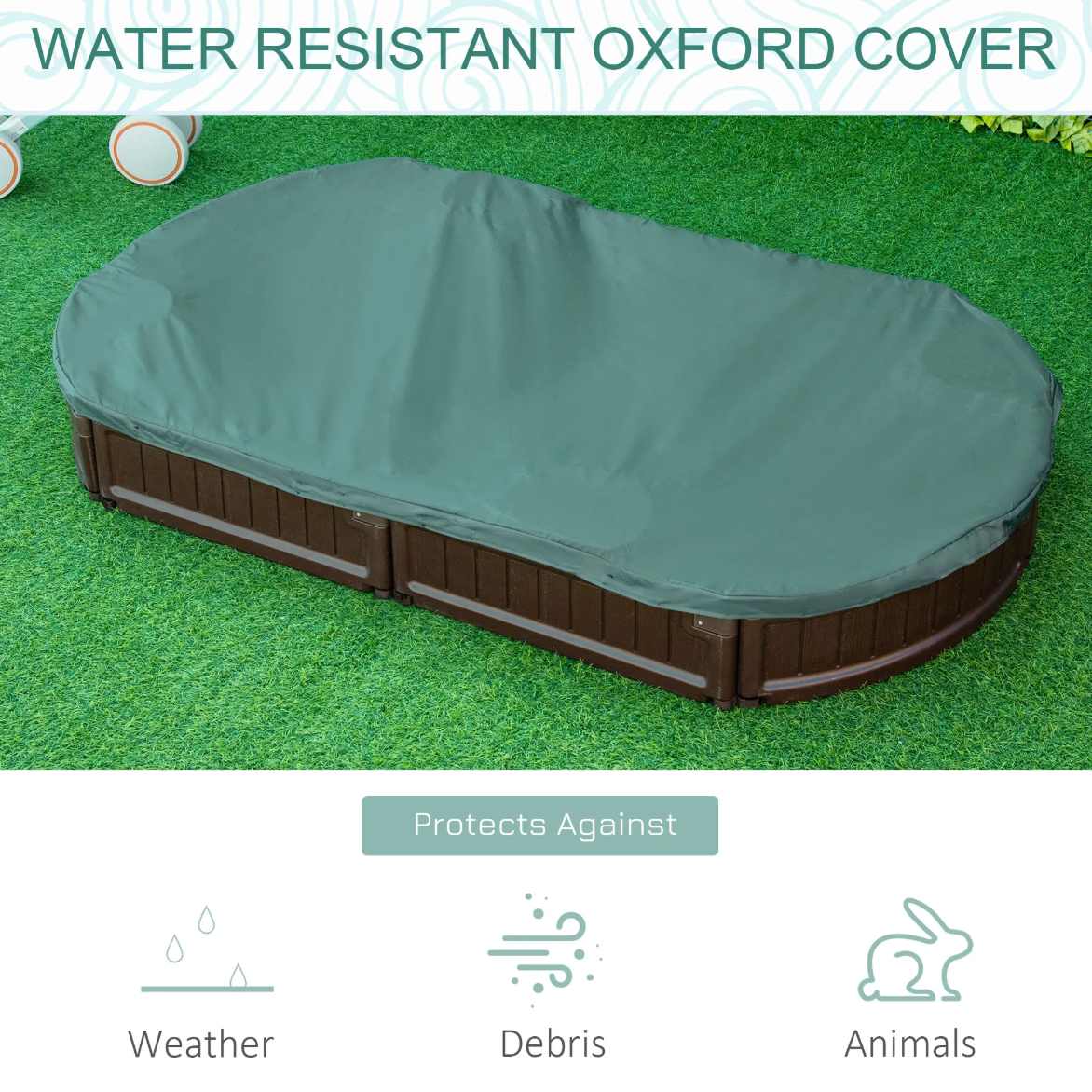 Kids Sandbox with Cover, 4 Corner Seats & Bottom Liner for Backyard and Outdoor Play - Little Play World Store