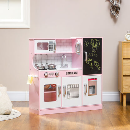 Little Play World DreamKitchen Deluxe kids play kitchen set with realistic stove, sink, and storage for imaginative play.