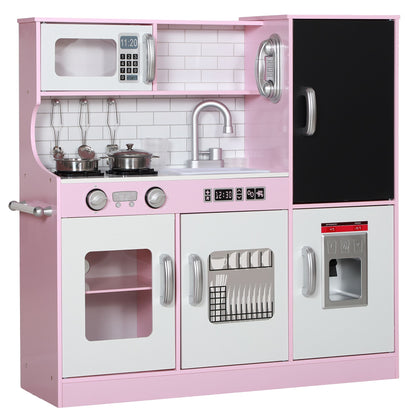Little Play World DreamKitchen Deluxe kids play kitchen with stove, sink, and storage, perfect for imaginative play.